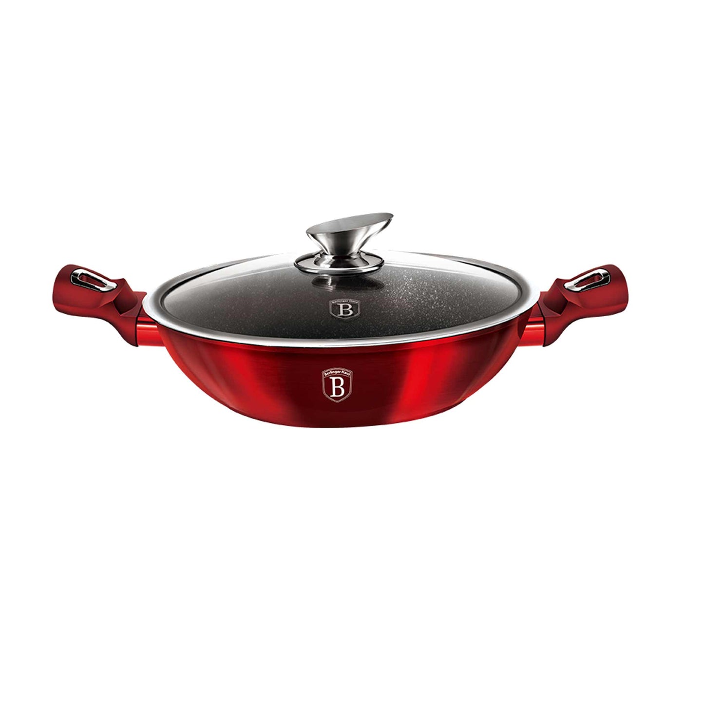 Wok Con Tapa De 30 Cm