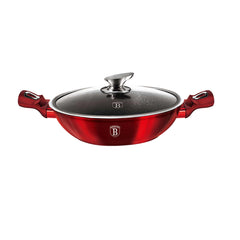 Wok Con Tapa De 30 Cm
