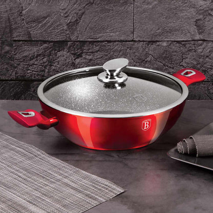 Wok Con Tapa De 30 Cm