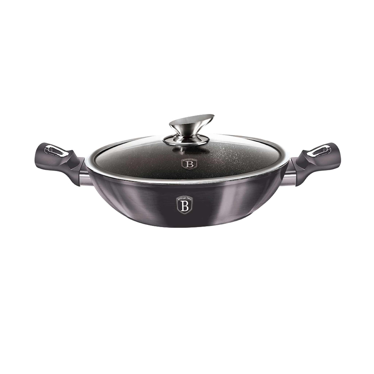 Wok Con Tapa De 30 Cm