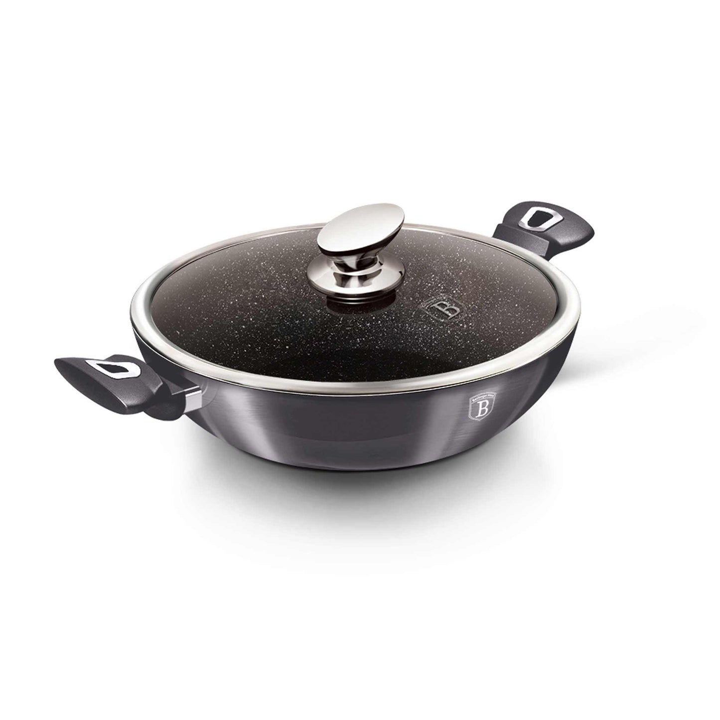 Wok Con Tapa De 30 Cm