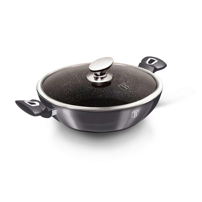 Wok Con Tapa De 30 Cm