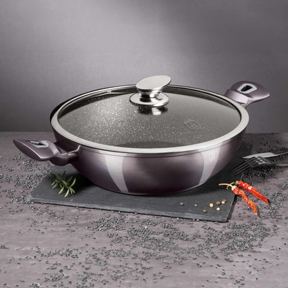 Wok Con Tapa De 30 Cm