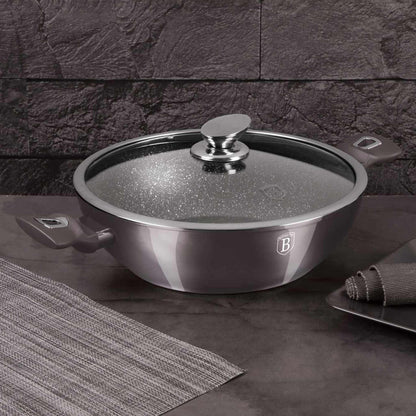 Wok Con Tapa De 30 Cm