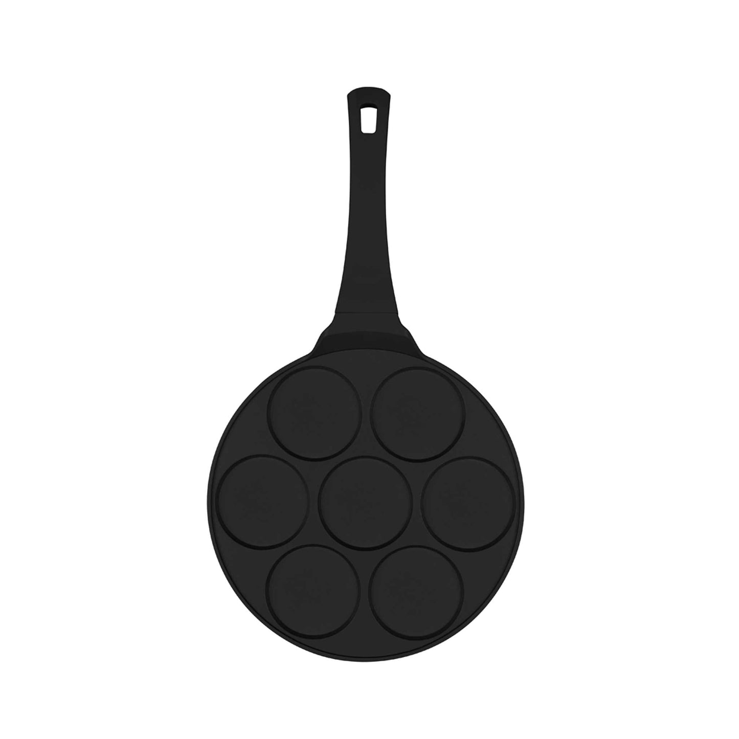 Sartén Para Panqueques Lisa De 7 Agujeros, 26 Cm