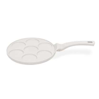 Sartén Para Panqueques Lisa De 7 Agujeros, 26 Cm