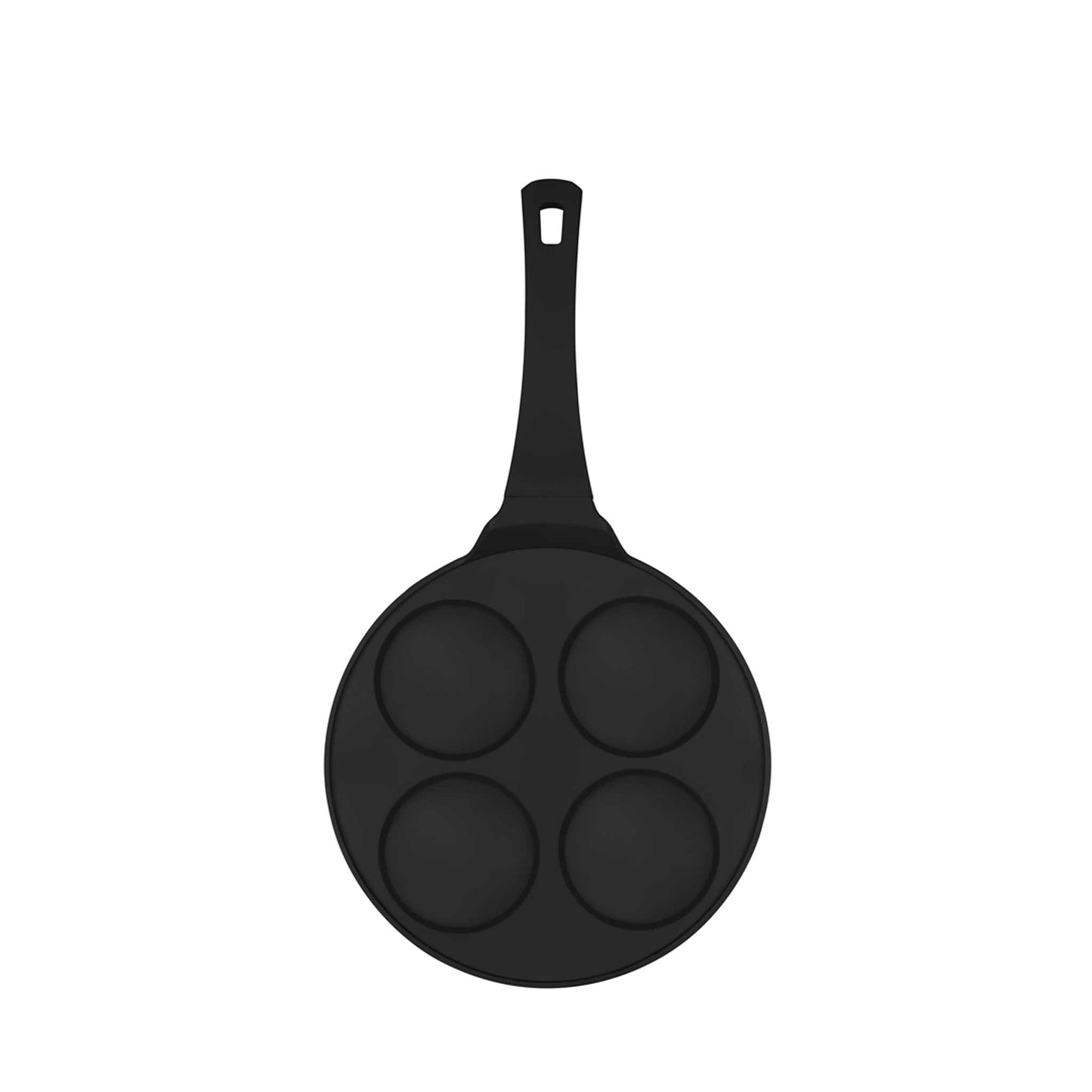 Sartén Para Panqueques Lisa De 4 Agujeros, 26 Cm