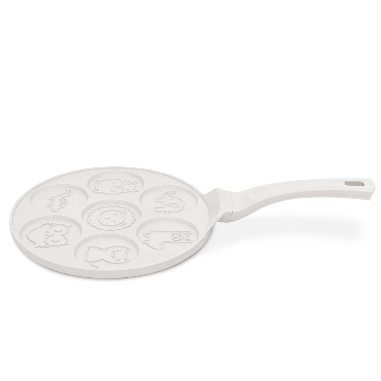 Sartén Para Tortitas Con Forma De Animales De 7 Agujeros Y 26 Cm