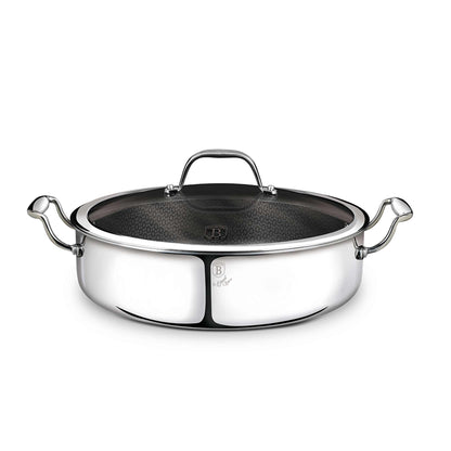 Olla Poco Profunda Con Tapa De 28 Cm