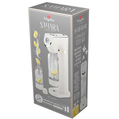 Máquina Para Hacer Refrescos Con 2 Botellas Y Barómetro, Compatible Con Cilindros De Co2 De Tamaño Universal.
