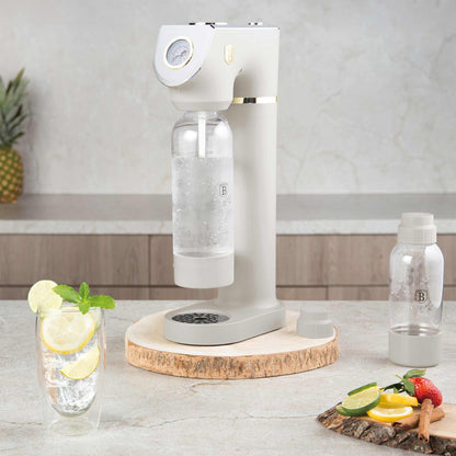 Máquina Para Hacer Refrescos Con 2 Botellas Y Barómetro, Compatible Con Cilindros De Co2 De Tamaño Universal.