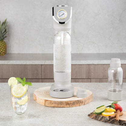 Máquina Para Hacer Refrescos Con 2 Botellas Y Barómetro, Compatible Con Cilindros De Co2 De Tamaño Universal.