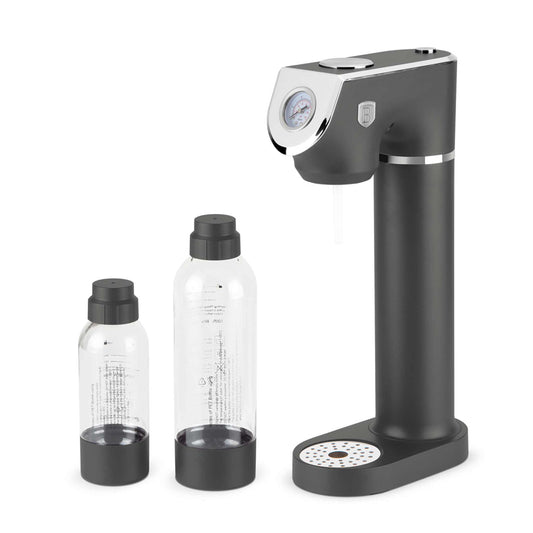 Máquina Para Hacer Refrescos Con 2 Botellas Y Barómetro, Compatible Con Cilindros De Co2 De Tamaño Universal.