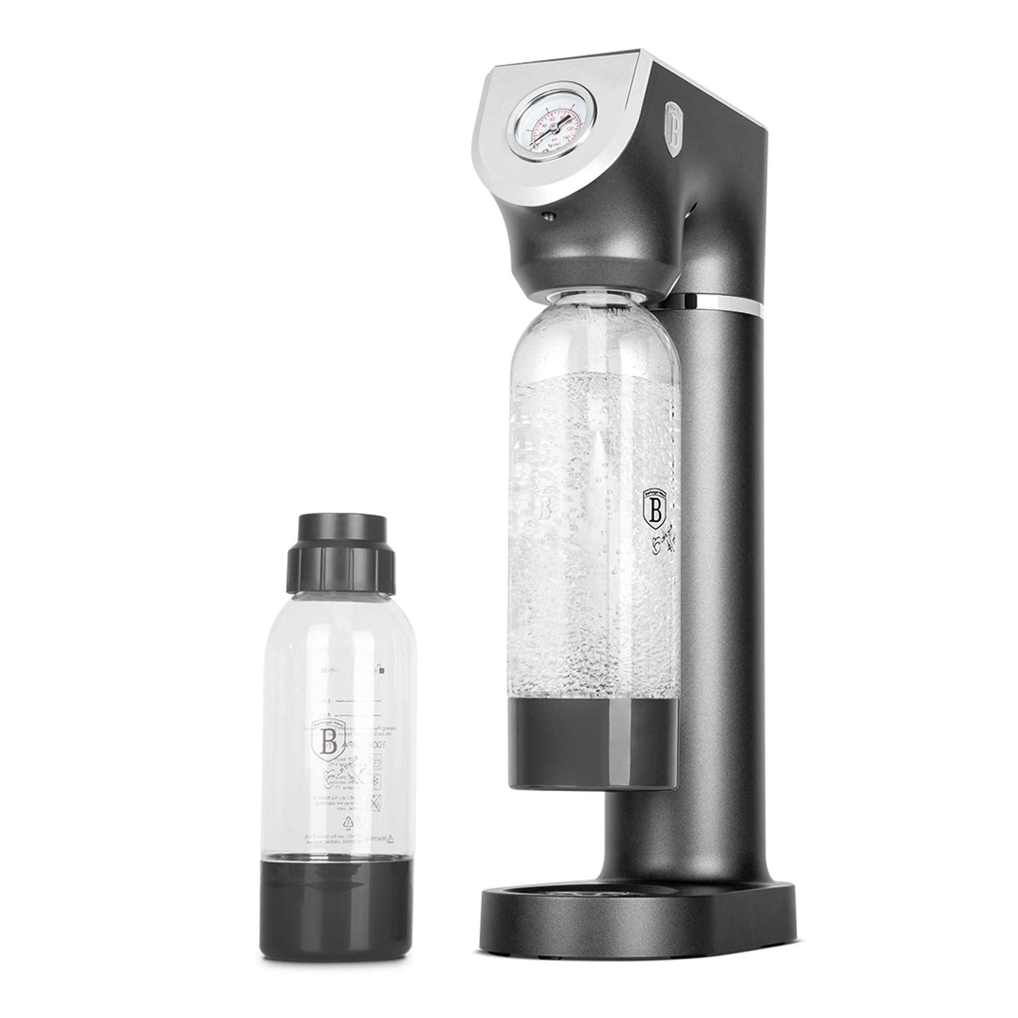 Máquina Para Hacer Refrescos Con 2 Botellas Y Barómetro, Compatible Con Cilindros De Co2 De Tamaño Universal.