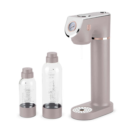 Máquina Para Hacer Refrescos Con 2 Botellas Y Barómetro, Compatible Con Cilindros De Co2 De Tamaño Universal.