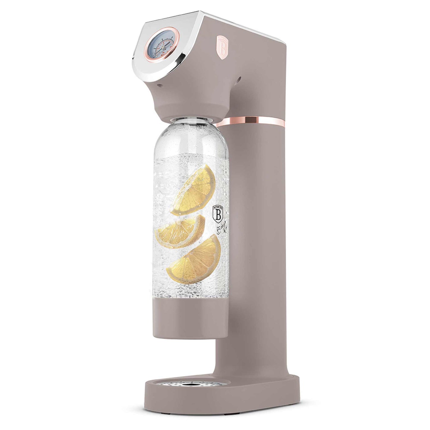 Máquina Para Hacer Refrescos Con 2 Botellas Y Barómetro, Compatible Con Cilindros De Co2 De Tamaño Universal.