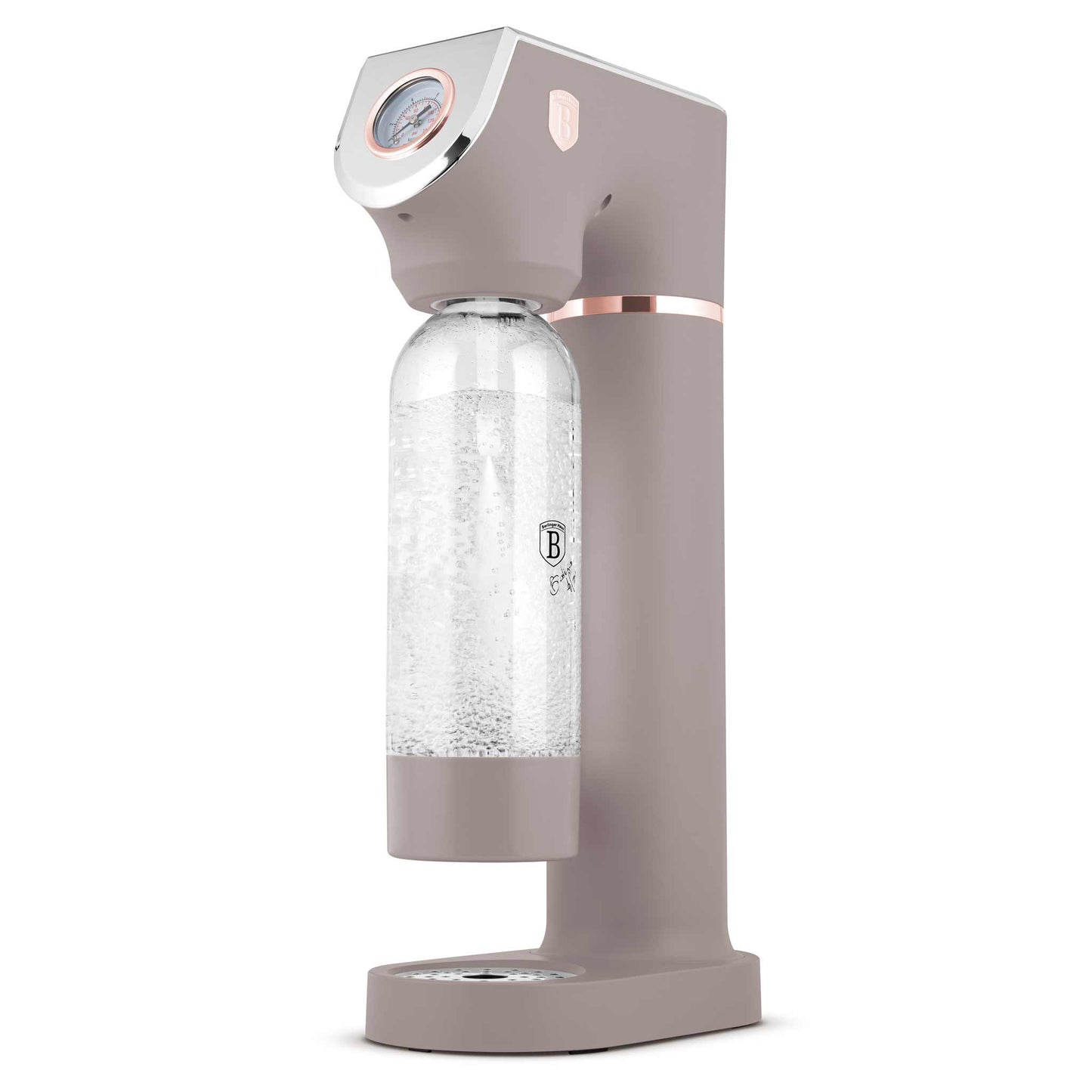 Máquina Para Hacer Refrescos Con 2 Botellas Y Barómetro, Compatible Con Cilindros De Co2 De Tamaño Universal.