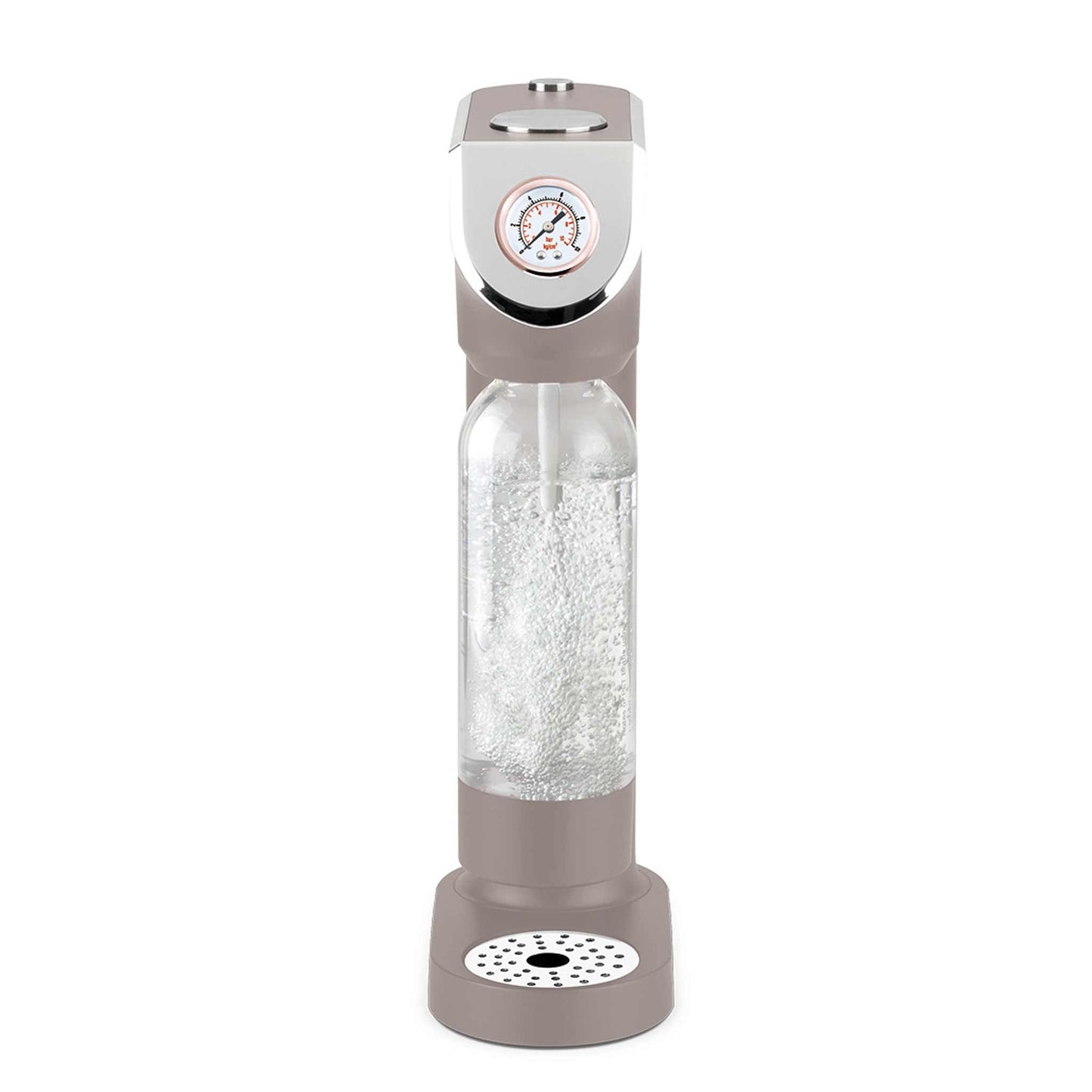 Máquina Para Hacer Refrescos Con 2 Botellas Y Barómetro, Compatible Con Cilindros De Co2 De Tamaño Universal.