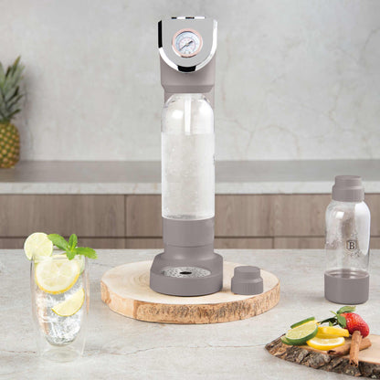 Máquina Para Hacer Refrescos Con 2 Botellas Y Barómetro, Compatible Con Cilindros De Co2 De Tamaño Universal.