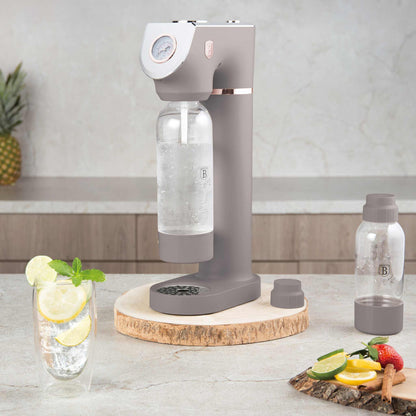 Máquina Para Hacer Refrescos Con 2 Botellas Y Barómetro, Compatible Con Cilindros De Co2 De Tamaño Universal.