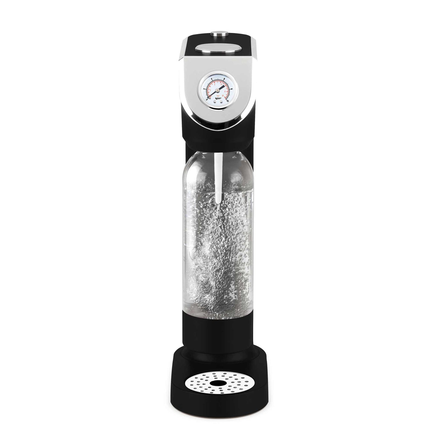 Máquina Para Hacer Refrescos Con 2 Botellas Y Barómetro, Compatible Con Cilindros De Co2 De Tamaño Universal.