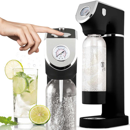 Máquina Para Hacer Refrescos Con 2 Botellas Y Barómetro, Compatible Con Cilindros De Co2 De Tamaño Universal.