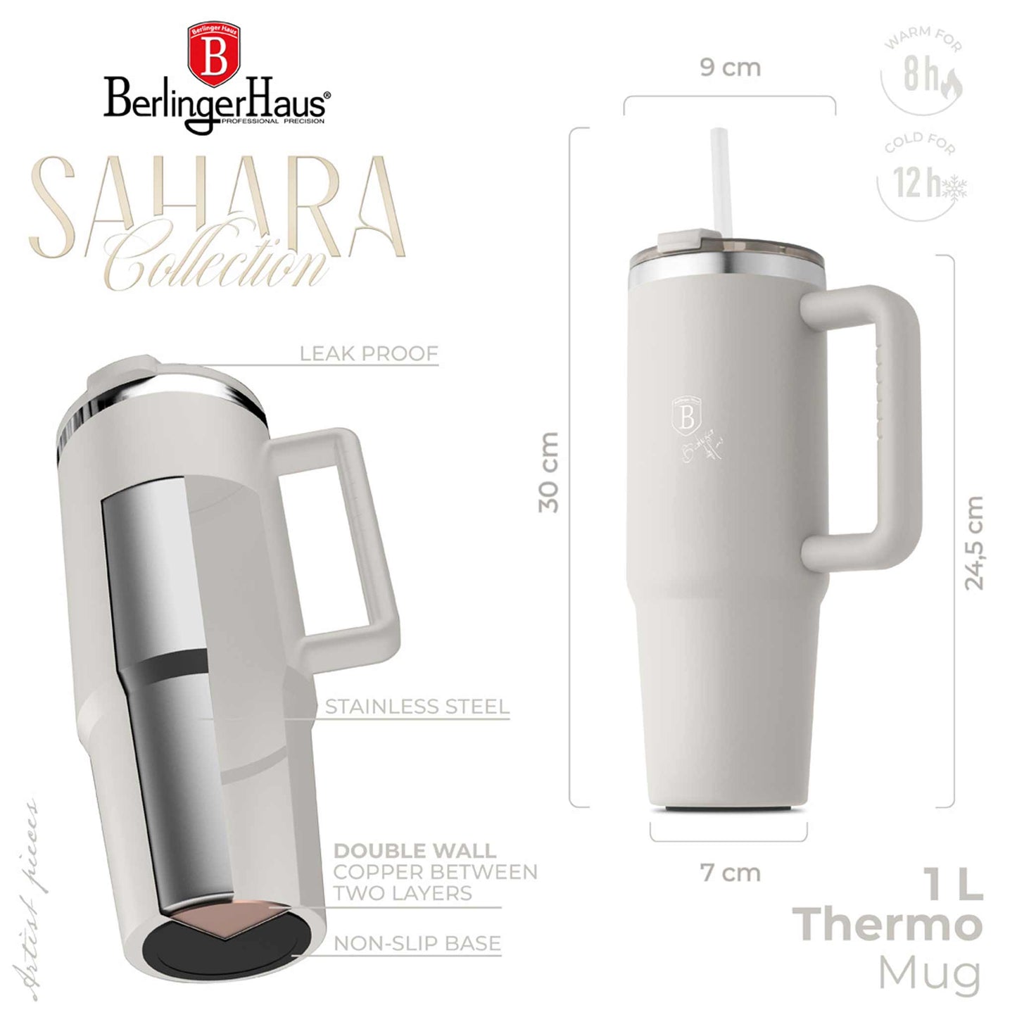 Taza Térmica De 1 Litro
