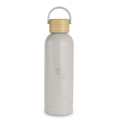 Termo Con Tapa De Bambú De 0,5 L