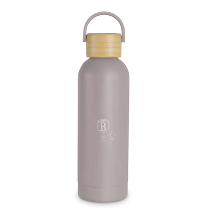 Termo Con Tapa De Bambú De 0,5 L