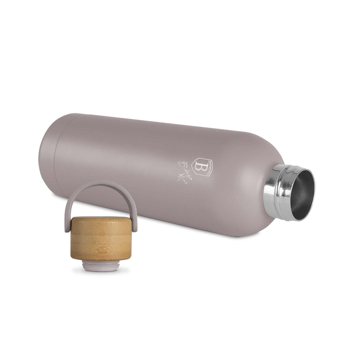 Termo Con Tapa De Bambú De 0,5 L