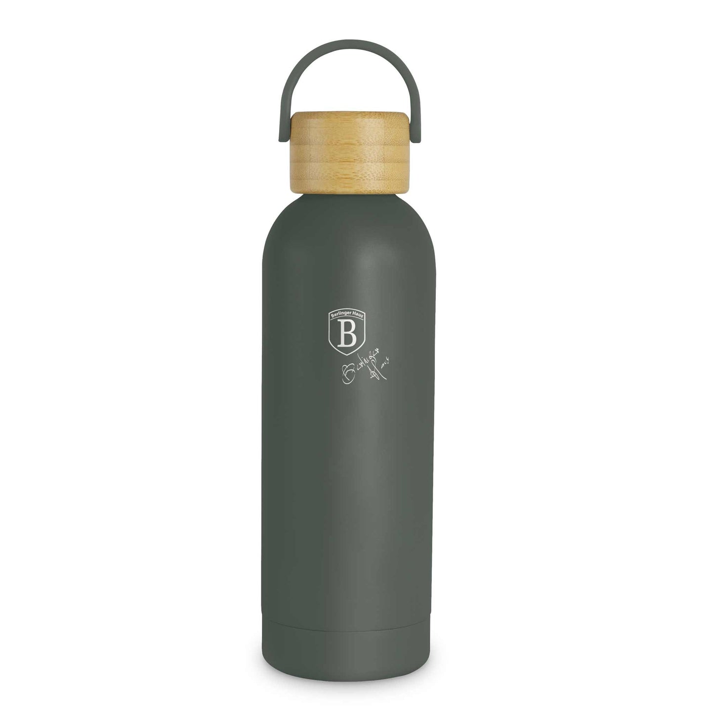 Termo Con Tapa De Bambú De 0,5 L