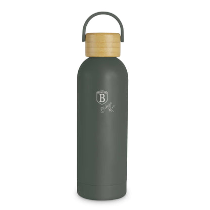 Termo Con Tapa De Bambú De 0,5 L