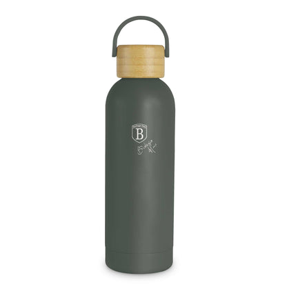 Termo Con Tapa De Bambú De 0,5 L
