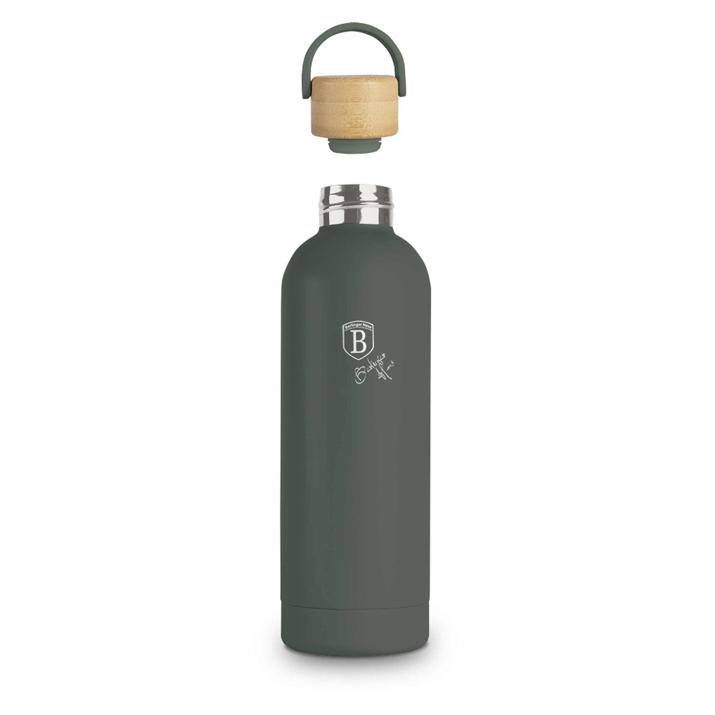 Termo Con Tapa De Bambú De 0,5 L