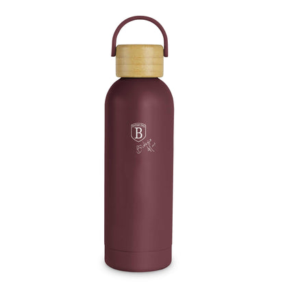Termo Con Tapa De Bambú De 0,5 L