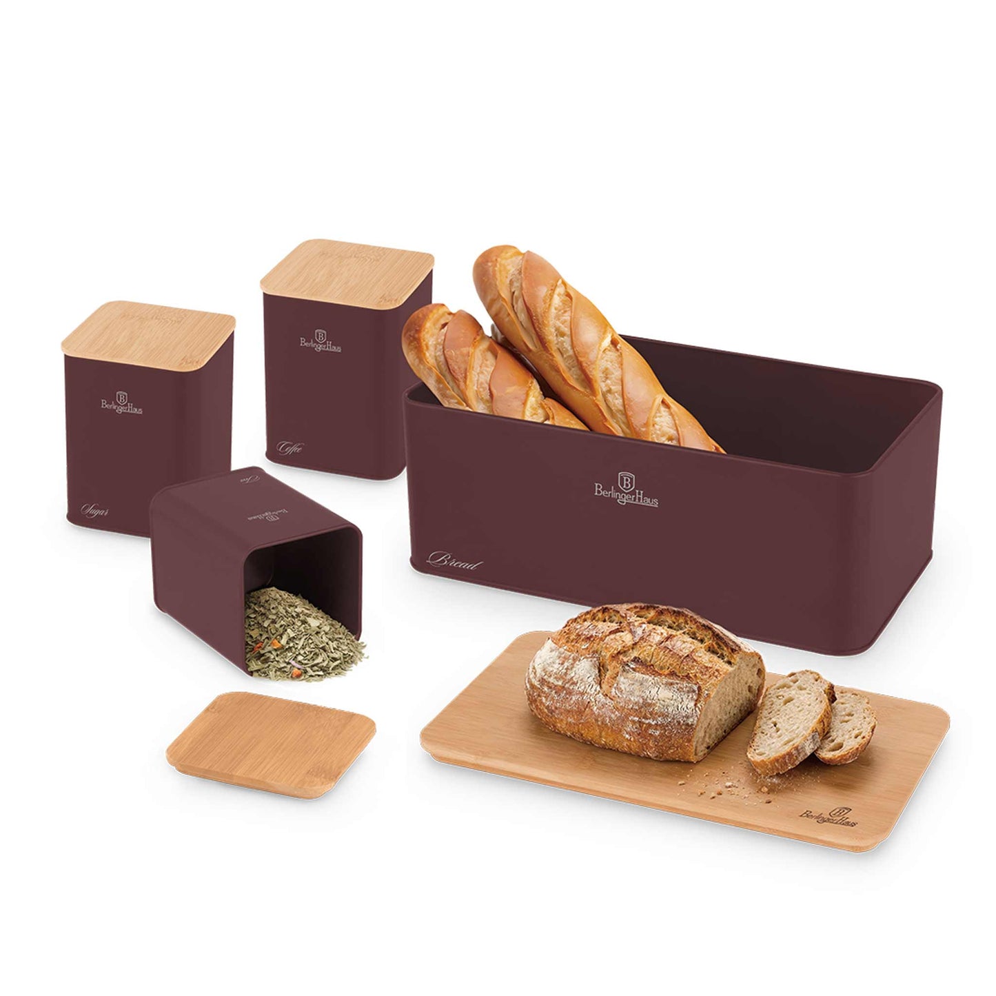 Panera Con Set De 3 Recipientes