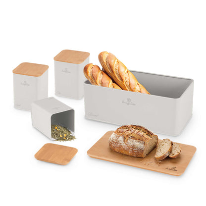 Panera Con Set De 3 Recipientes
