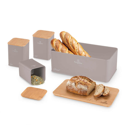 Panera Con Set De 3 Recipientes