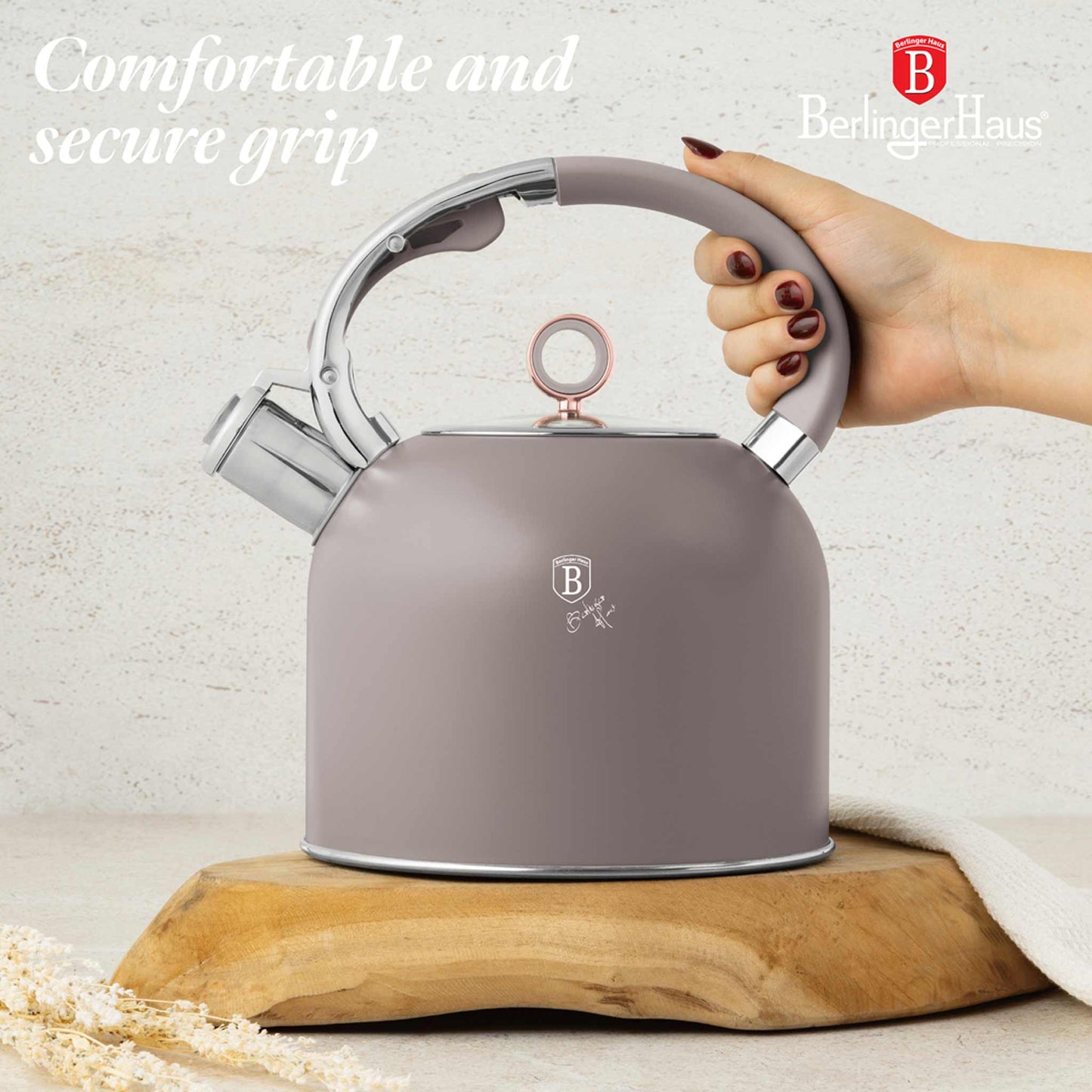 Hervidor Con Tapa De Cristal De 3,0 L, Apto Para Inducción.
