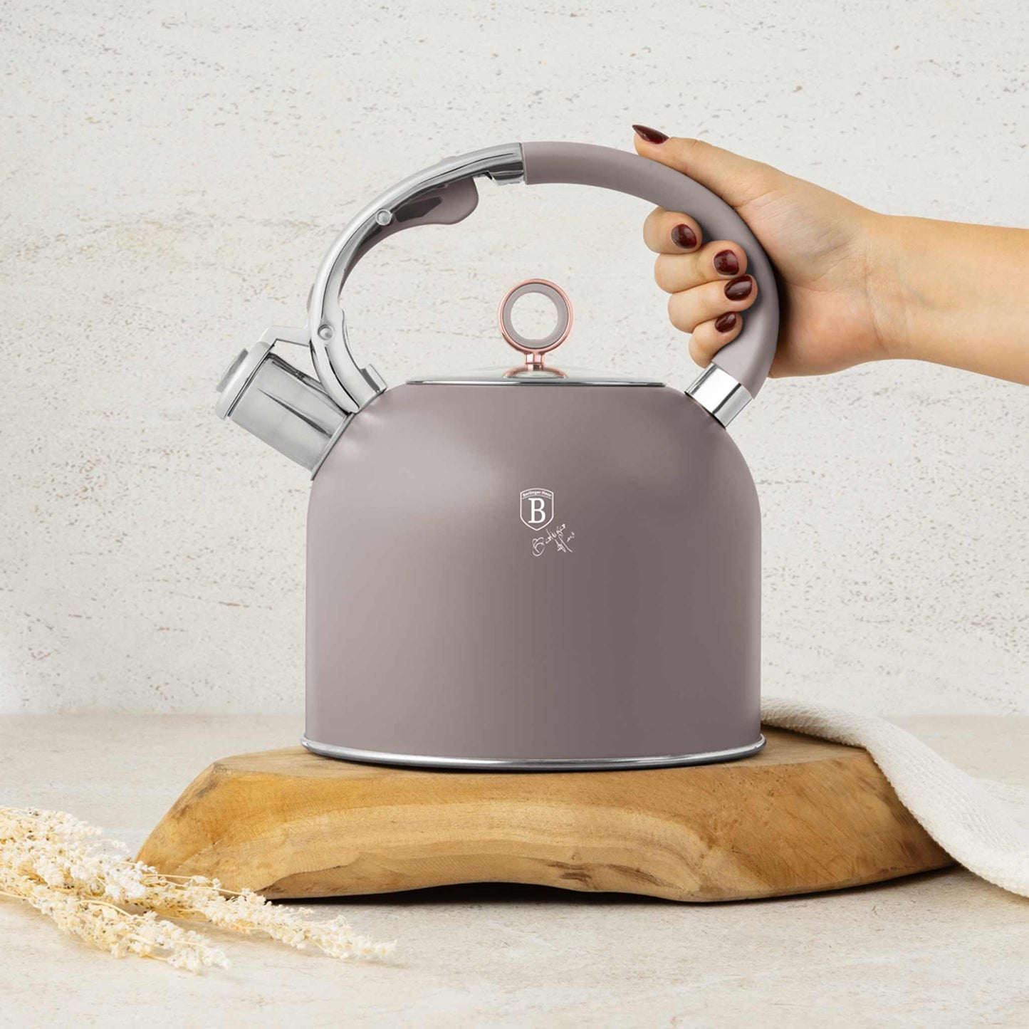 Hervidor Con Tapa De Cristal De 3,0 L, Apto Para Inducción.