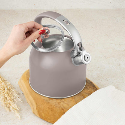Hervidor Con Tapa De Cristal De 3,0 L, Apto Para Inducción.