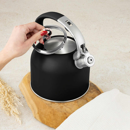 Hervidor Con Tapa De Cristal De 3,0 L, Apto Para Inducción.