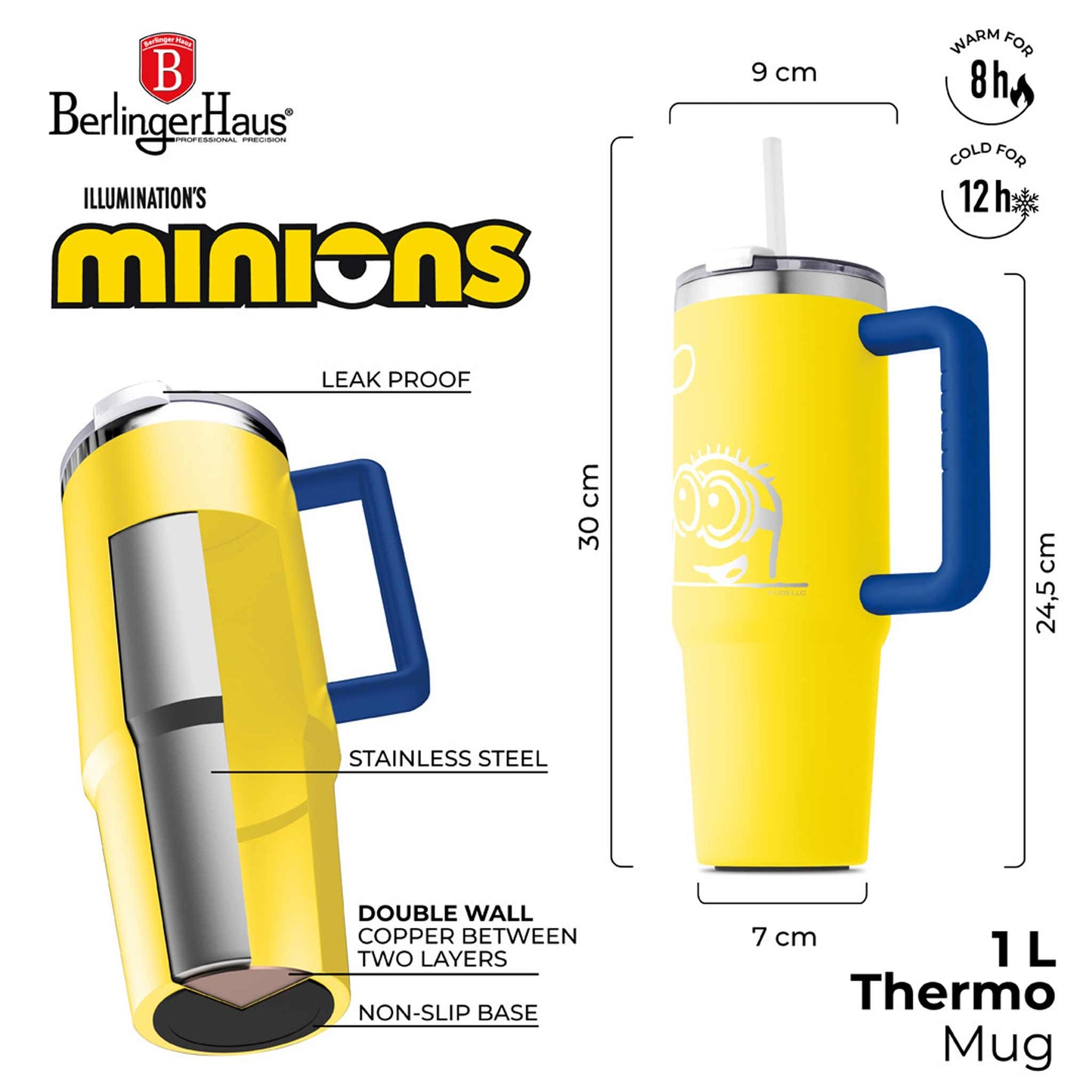 Taza Térmica De 1 Litro