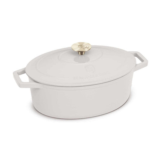 Asador Ovalado De Hierro Fundido De 32 Cm