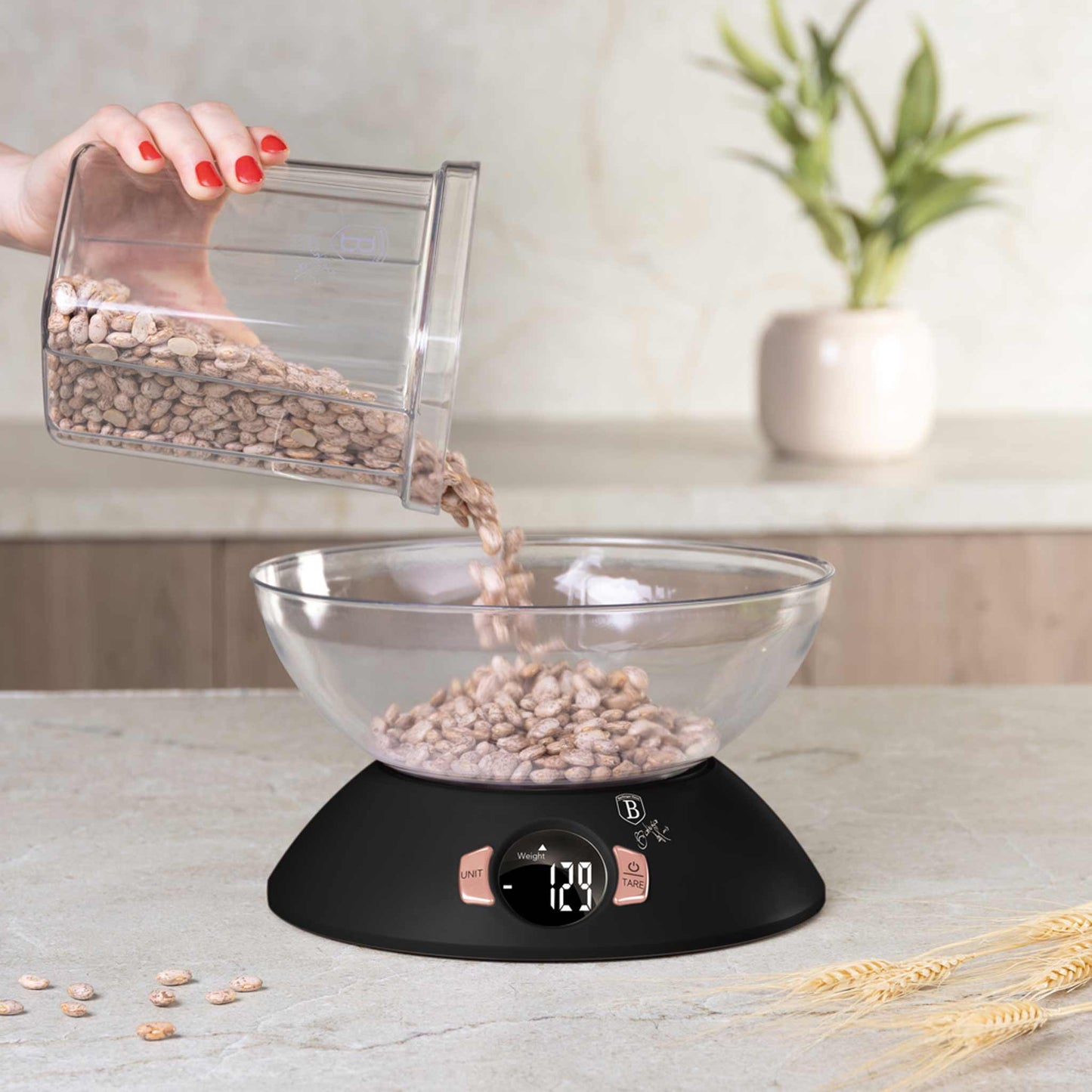 Balanza De Cocina Con Recipiente