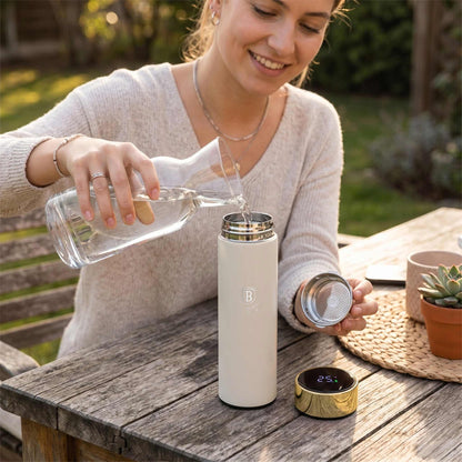 Botella De Agua Con Indicador Led De Temperatura De 0,5 L