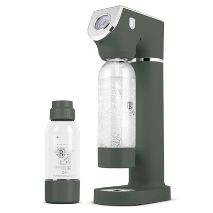 Máquina Para Hacer Refrescos Con 2 Botellas Y Barómetro, Compatible Con Cilindros De Co2 De Tamaño Universal.