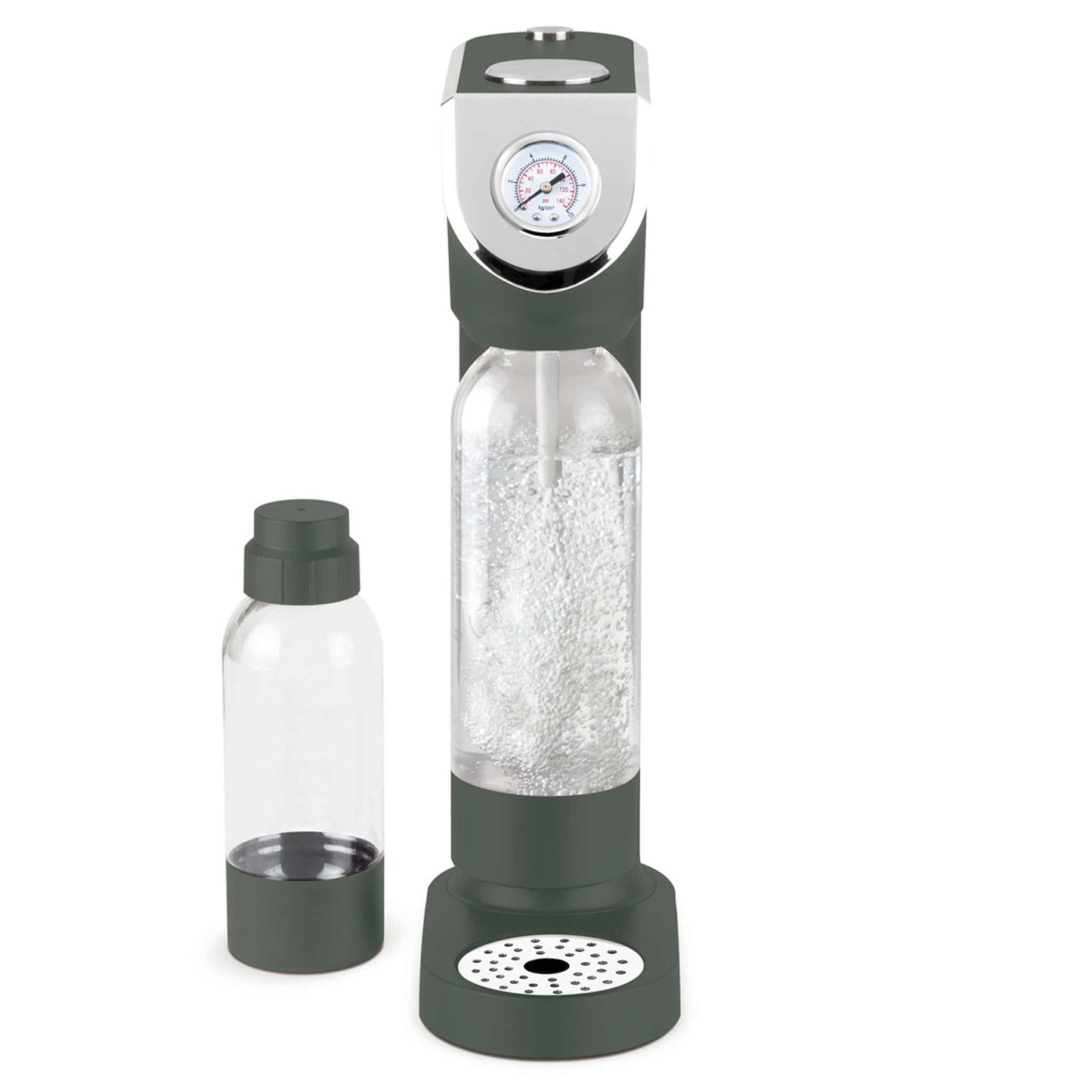 Máquina Para Hacer Refrescos Con 2 Botellas Y Barómetro, Compatible Con Cilindros De Co2 De Tamaño Universal.
