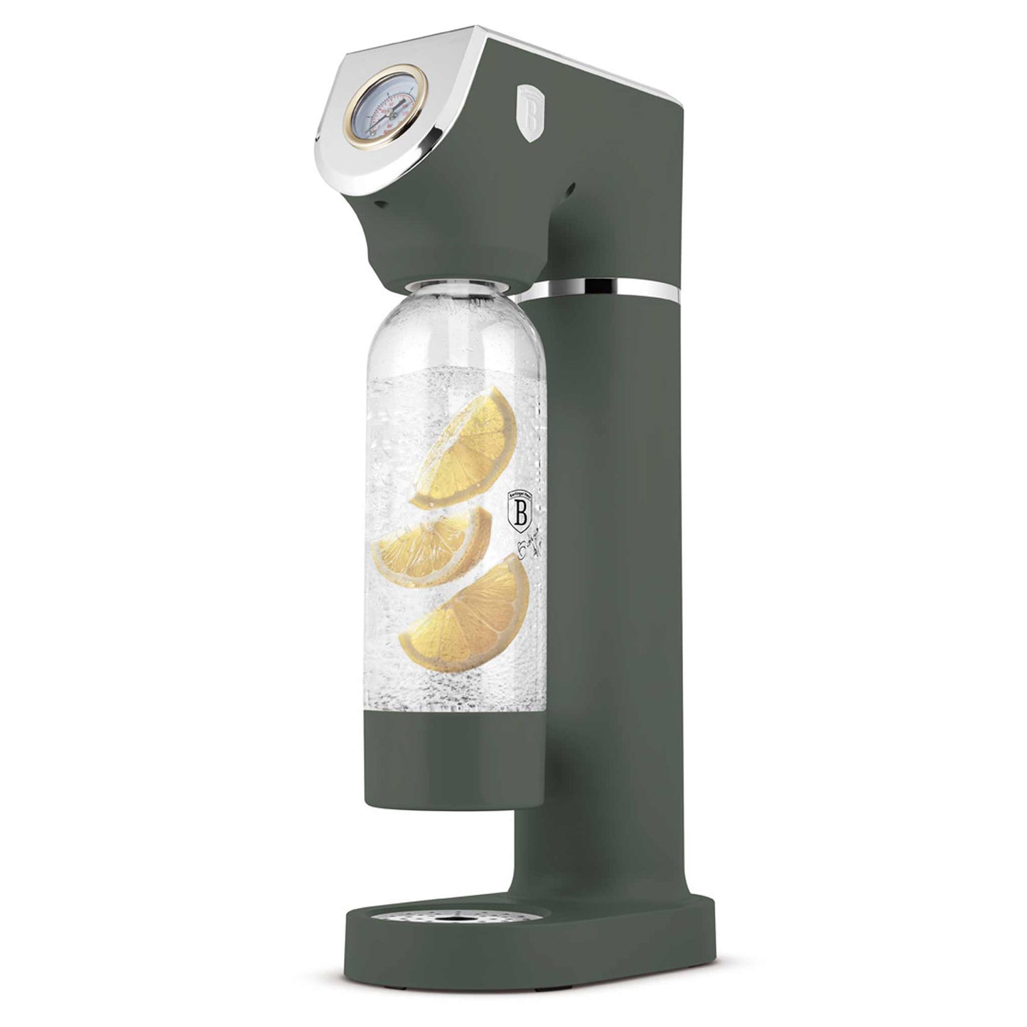 Máquina Para Hacer Refrescos Con 2 Botellas Y Barómetro, Compatible Con Cilindros De Co2 De Tamaño Universal.