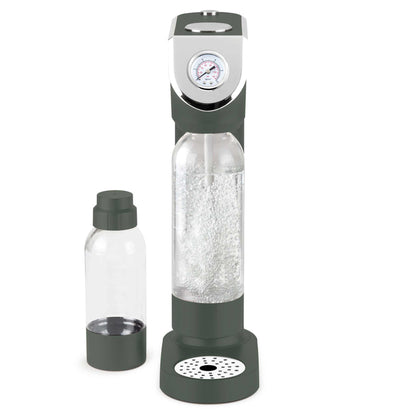 Máquina Para Hacer Refrescos Con 2 Botellas Y Barómetro, Compatible Con Cilindros De Co2 De Tamaño Universal.
